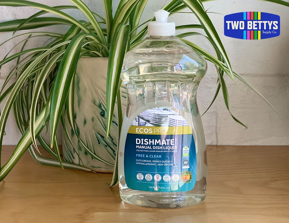 Ecos pro free clear dish soap two bettys green cleaning