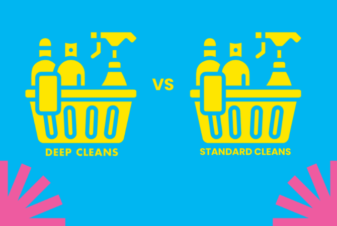 deep clean vs standard clean